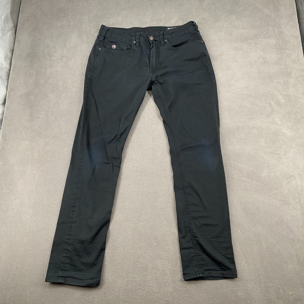 Buffalo David Bitton Austin-X Slim Stretch Jeans Mens 31x32 Black Straight Leg